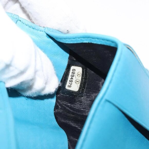 CHANEL Chain Compact Wallet Satin Black CC Auth 143013 - Picture 12 of 16